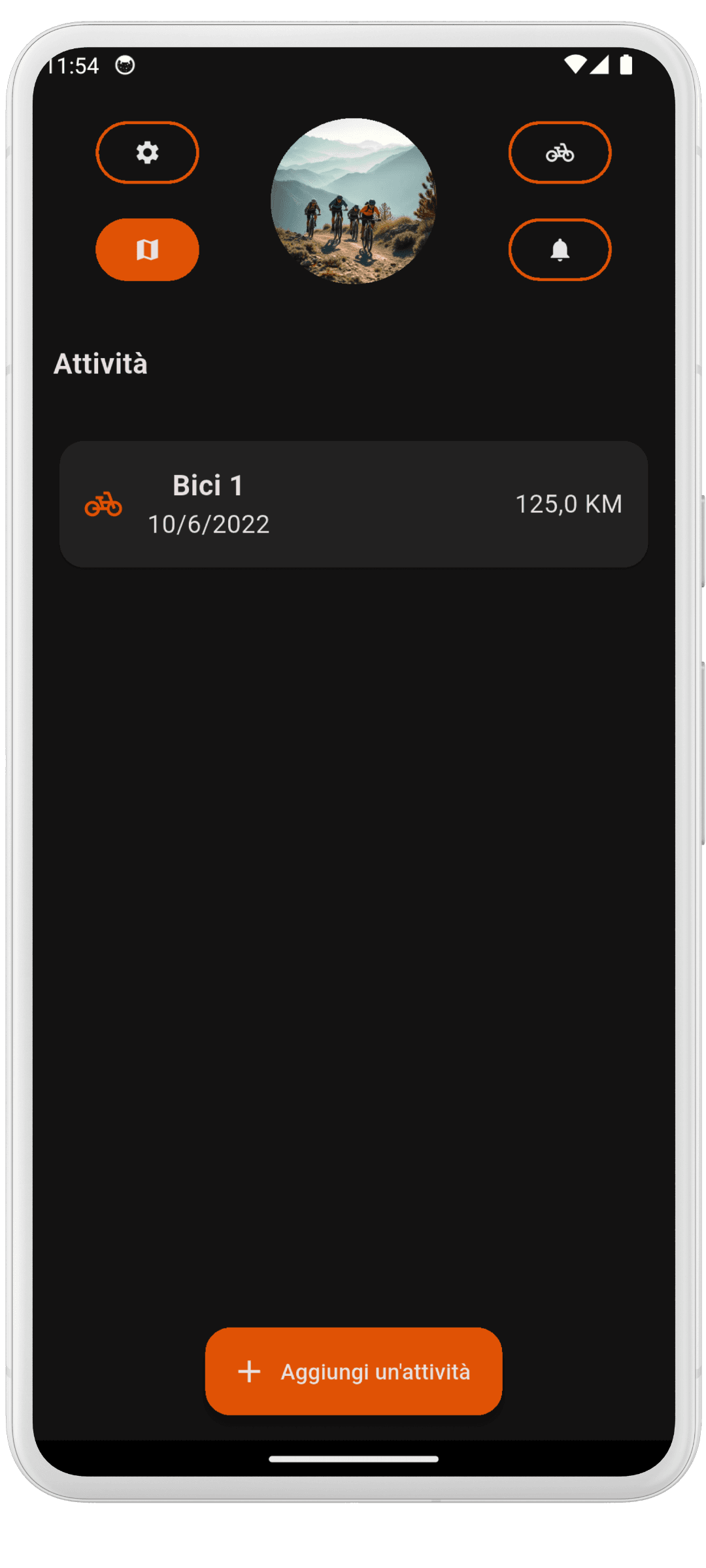 Activities screenshot